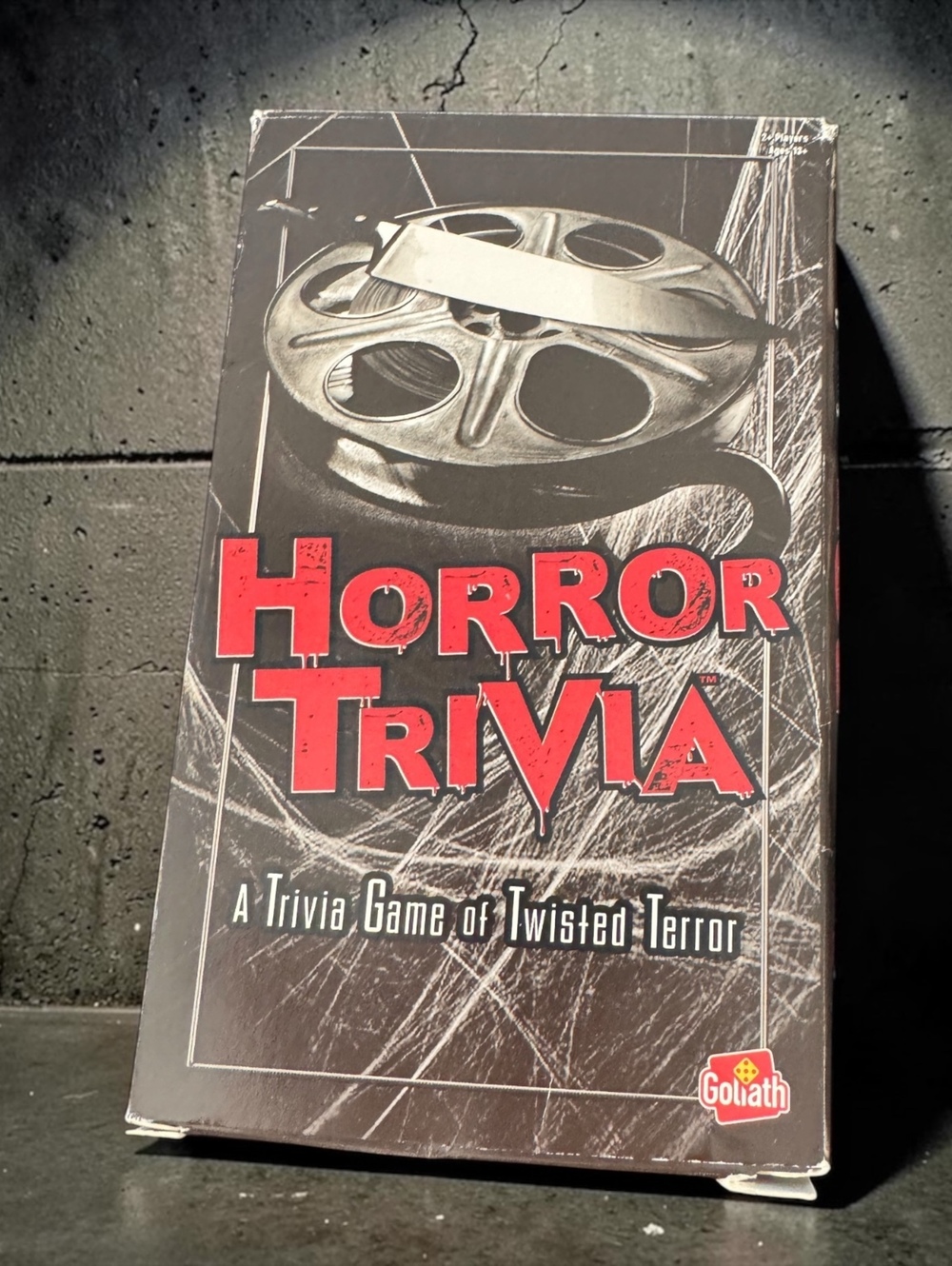 Horror Trivia Game by Goliath, 2022 Vintage Board Game of Twisted Terror